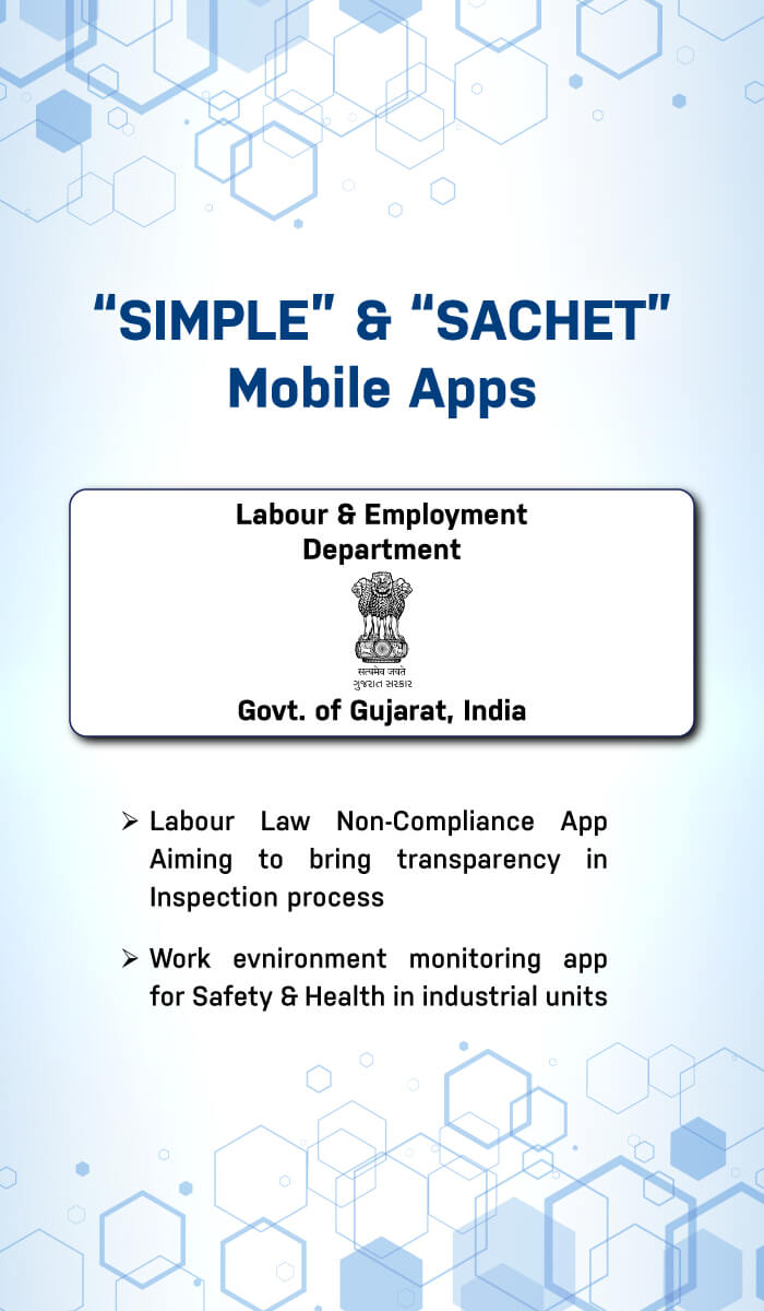 Simple & sachet Mobile Application for Labour & Employment Department Government of Gujarat